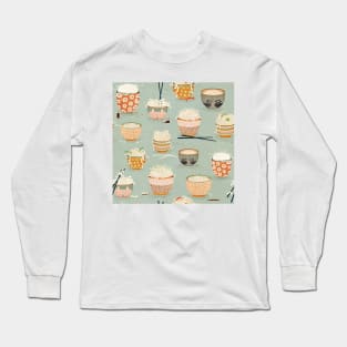 Oodles of noodles blue Long Sleeve T-Shirt